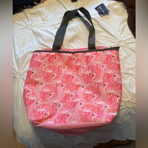 Pink Flamingo Tote Bag